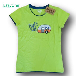 LAZY One Night Out Junior Fitted PJ Tshirt size XS
